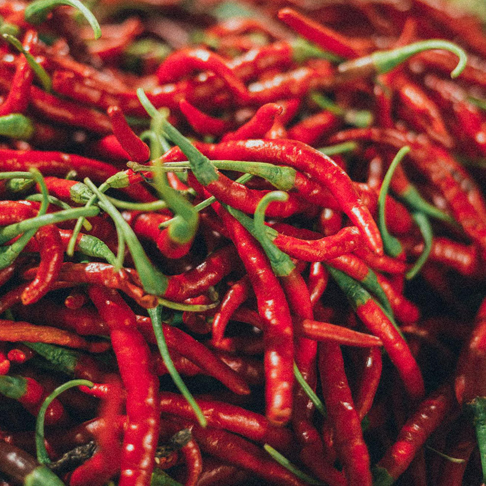 Cayenne chillies